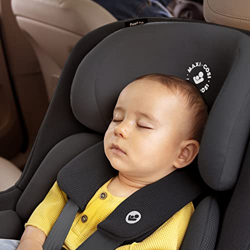 Maxi-Cosi Pearl Pro2 i-Size, Rear Facing R129 Car Seat, 6 months - 4 years, 67 - 105 cm (9-18 kg), Group 1 Car Seat, 4 Recline Positions, Extra Padded Cushion, Easy-in Harness, Authentic Black