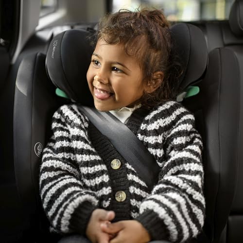 Maxi-Cosi RodiFix S i-Size, High Back Booster Seat, 3.5-12 Years (100-150 cm), Child Car Seat, 3 Recline Positions, Adjustable Height/Width, G-Cell Side Impact Protection, AirProtect, Tonal Black