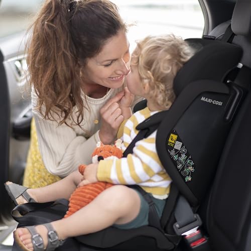 Maxi-Cosi Nomad Plus Foldable Car Seat, 15 Months-4 Years, 76-105cm, Portable, Lightweight, Side Impact Protection, Travel Bag, Black