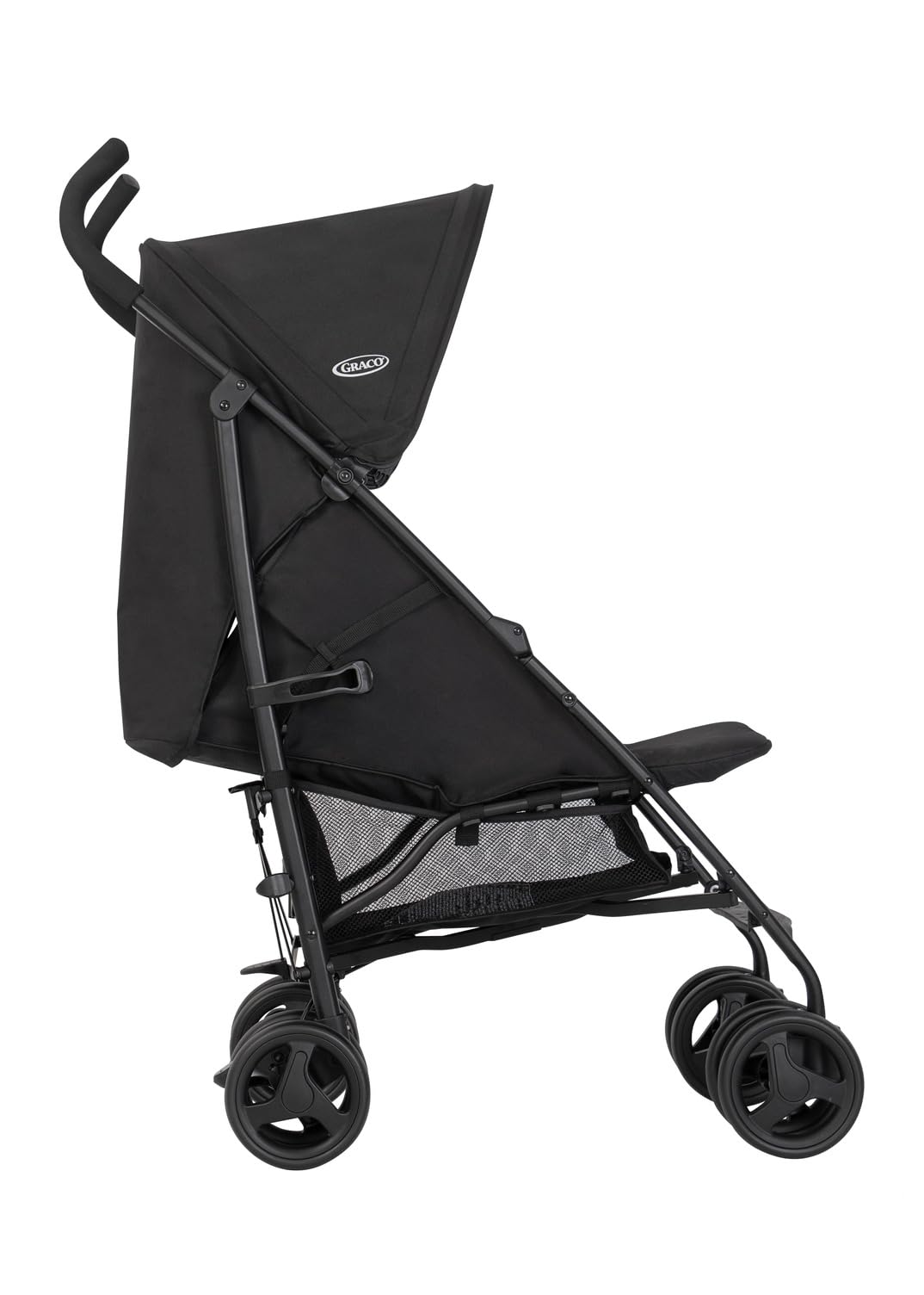 Graco EZLite Lightweight Stroller, 6.6kg, From Birth to 3 Years, 15kg, Midnight, Black