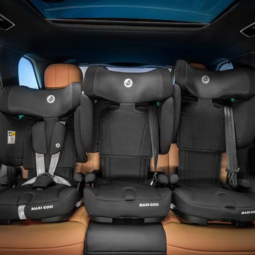 Maxi-Cosi Nomad XL Plus Car Seat, 15 Months-12 Years, Foldable, Lightweight, G-Cell Side Impact Protection, Travel Bag, Black