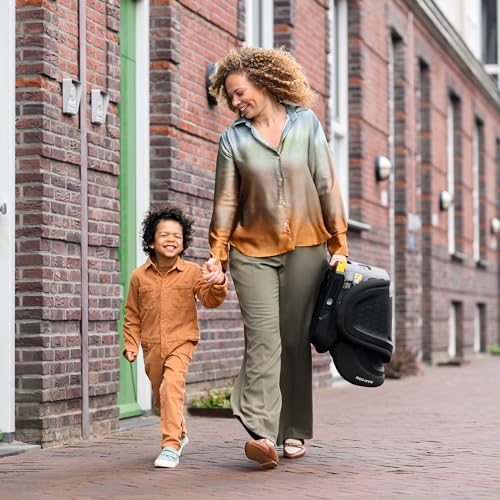 Maxi-Cosi Tanza i-Size High Back Booster, 3.5-12 Years, 100-150cm, Foldable, 10 Headrest Positions, G-CELL Side Impact Protection, Black