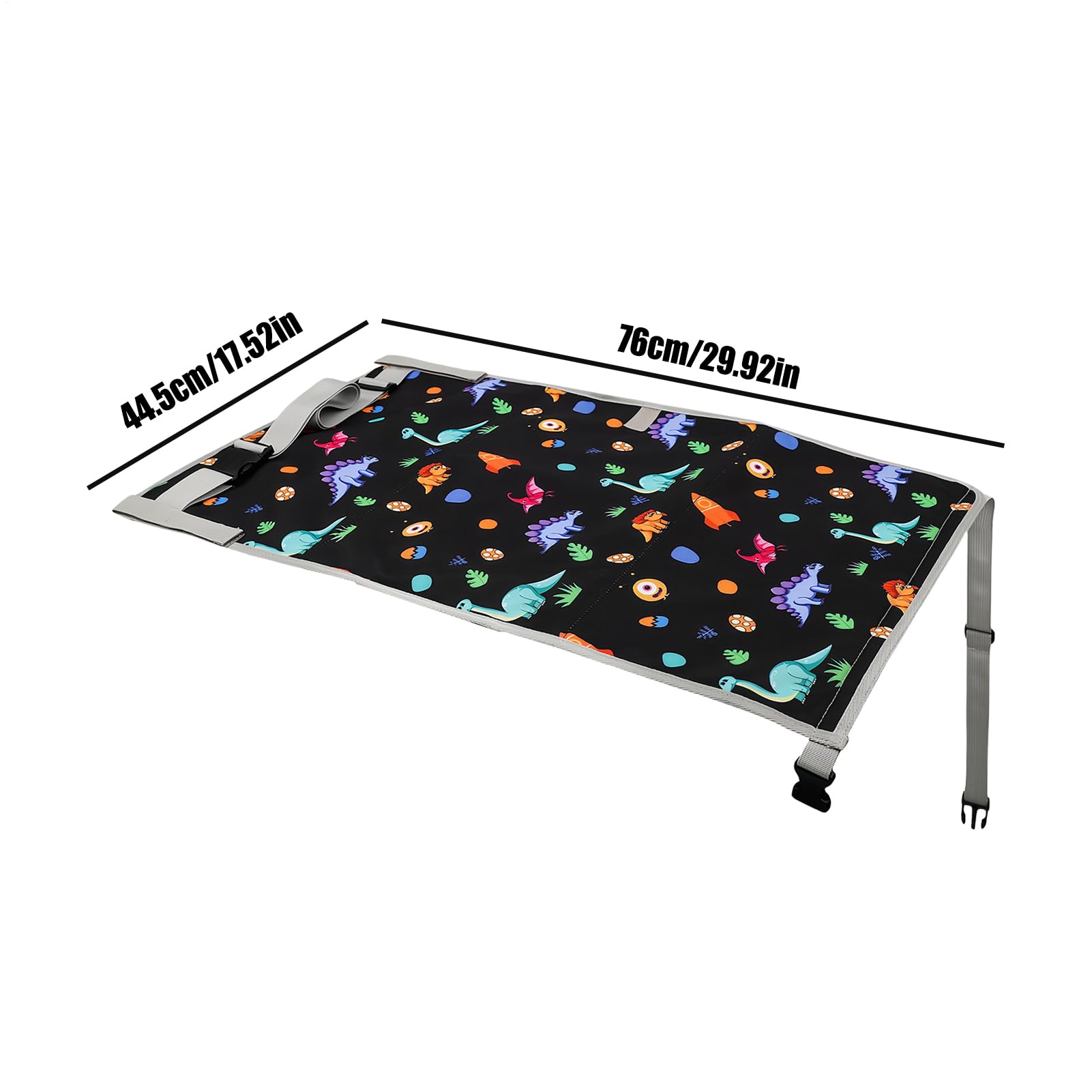 Uhngw Airplane Bed for Kids, Travel Bed, Soft Foot Rest, Foldable Cot for Traveling & Overnight