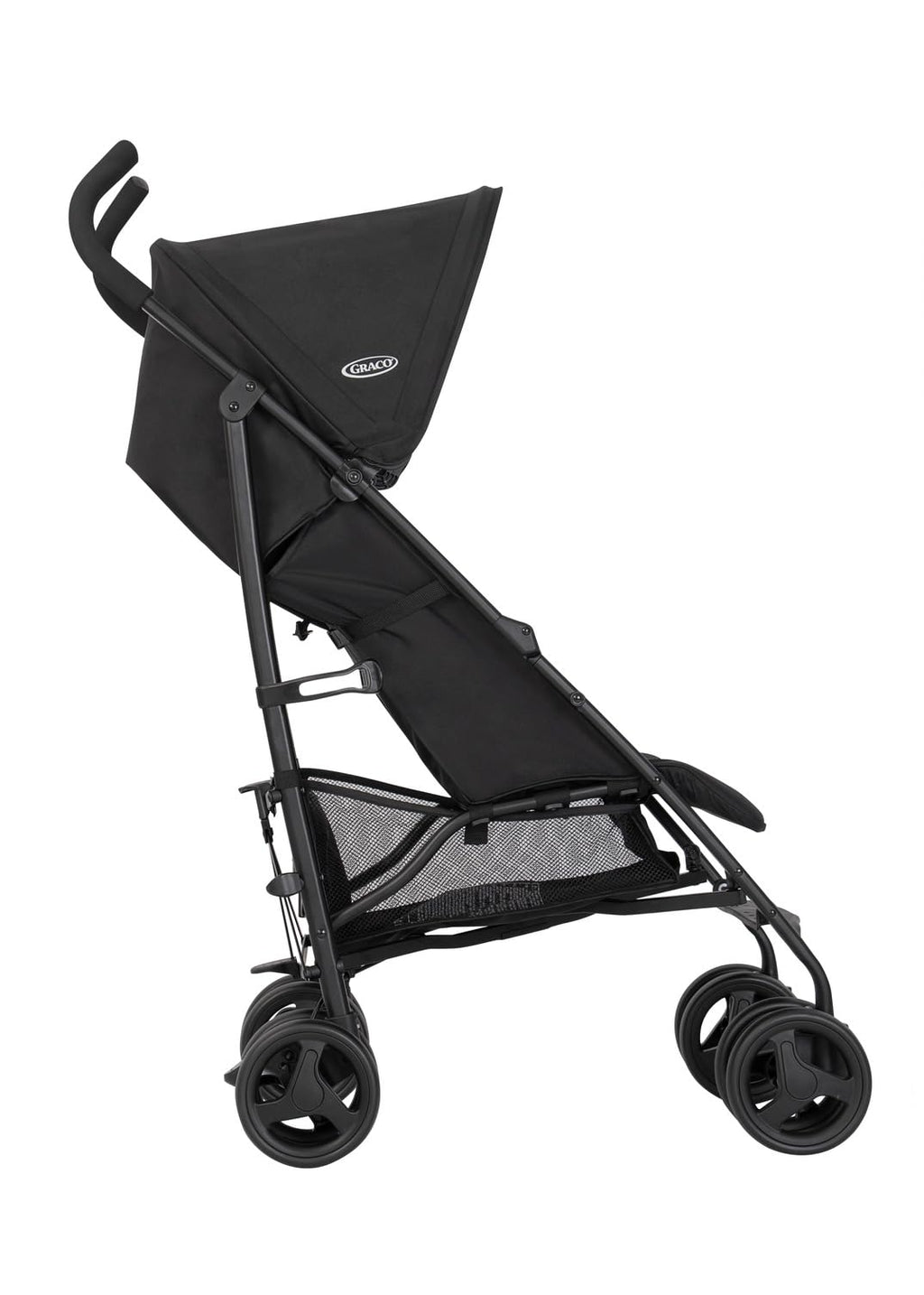 Graco EZLite Lightweight Stroller, 6.6kg, From Birth to 3 Years, 15kg, Midnight, Black