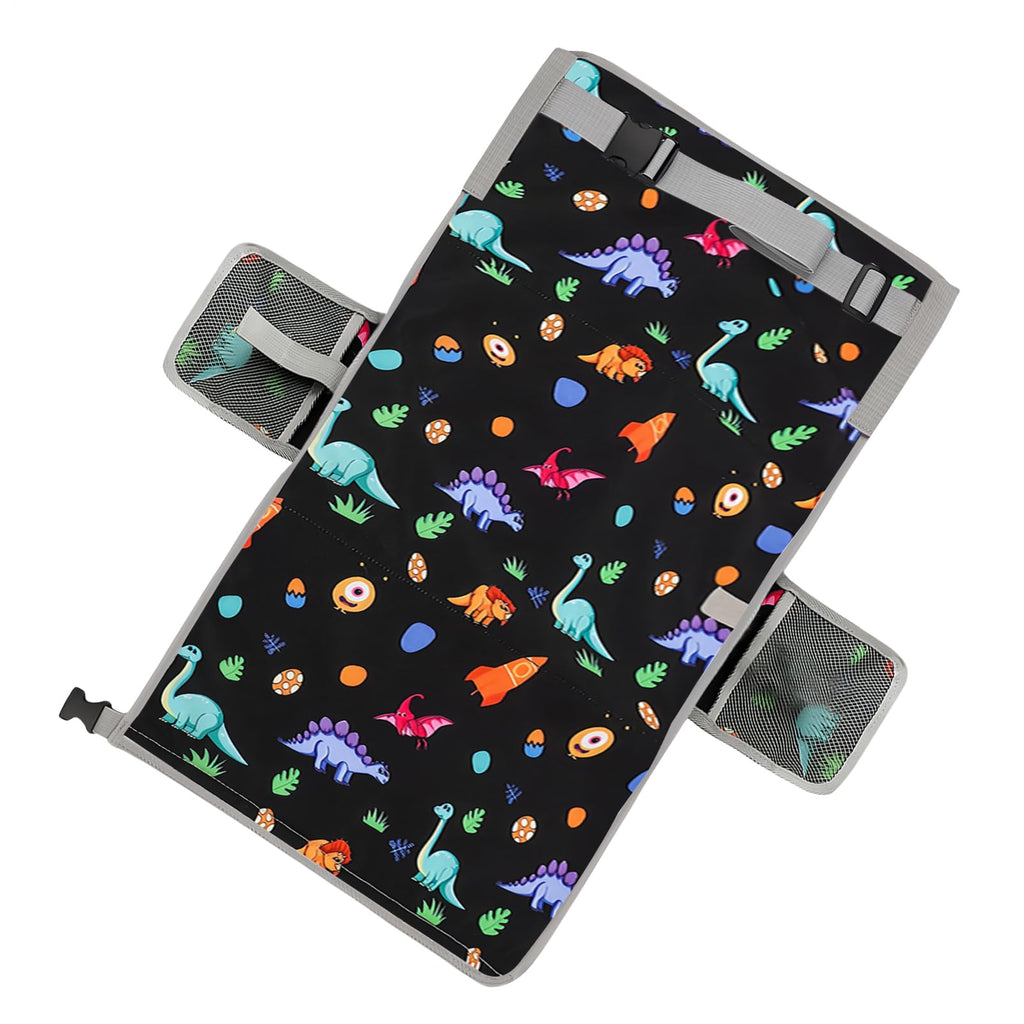 Uhngw Airplane Bed for Kids, Travel Bed, Soft Foot Rest, Foldable Cot for Traveling & Overnight