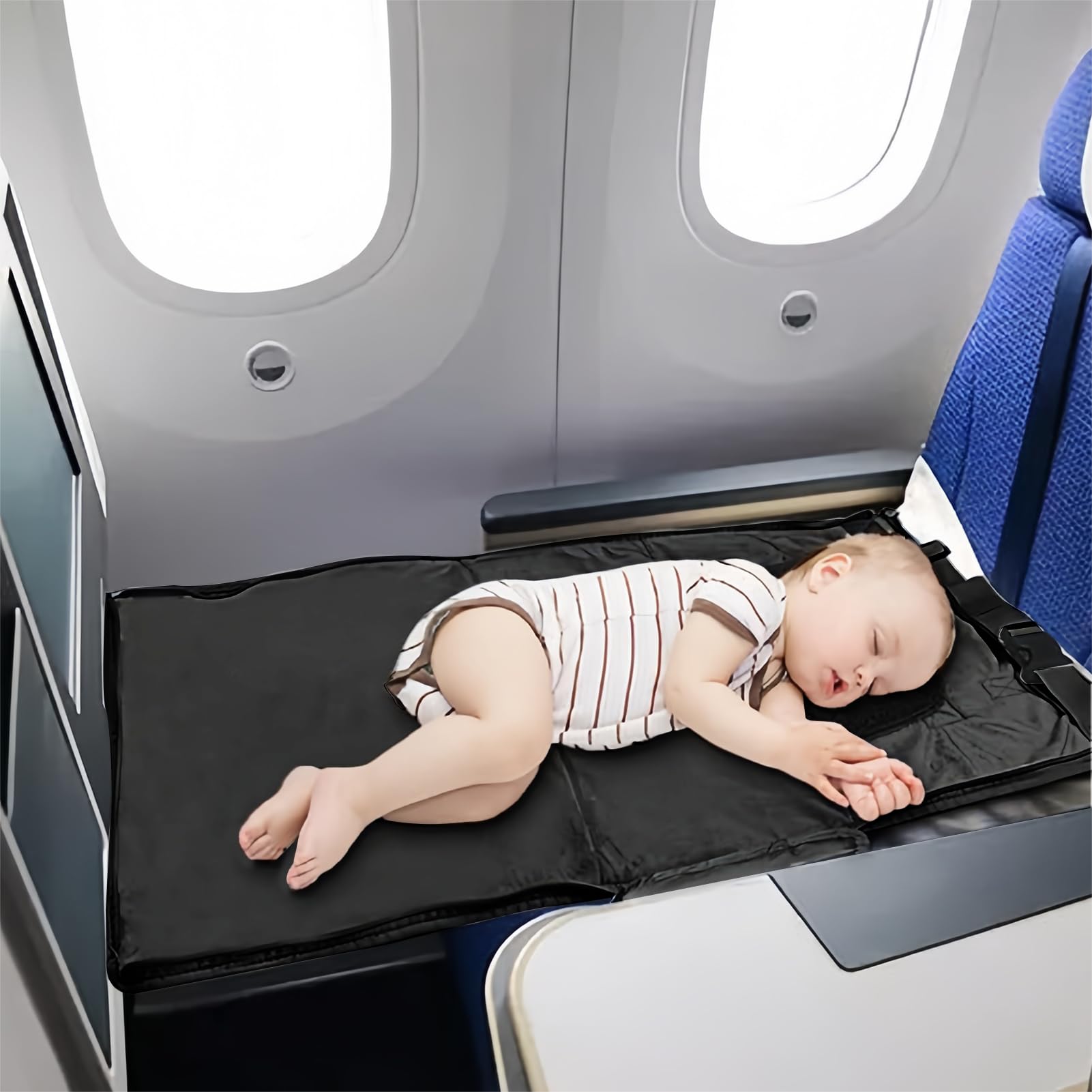 Toddler Airplane Bed, Portable Comfort Travel Bed, Baby Outing Equipment for Road Trip, Camping, Holiday