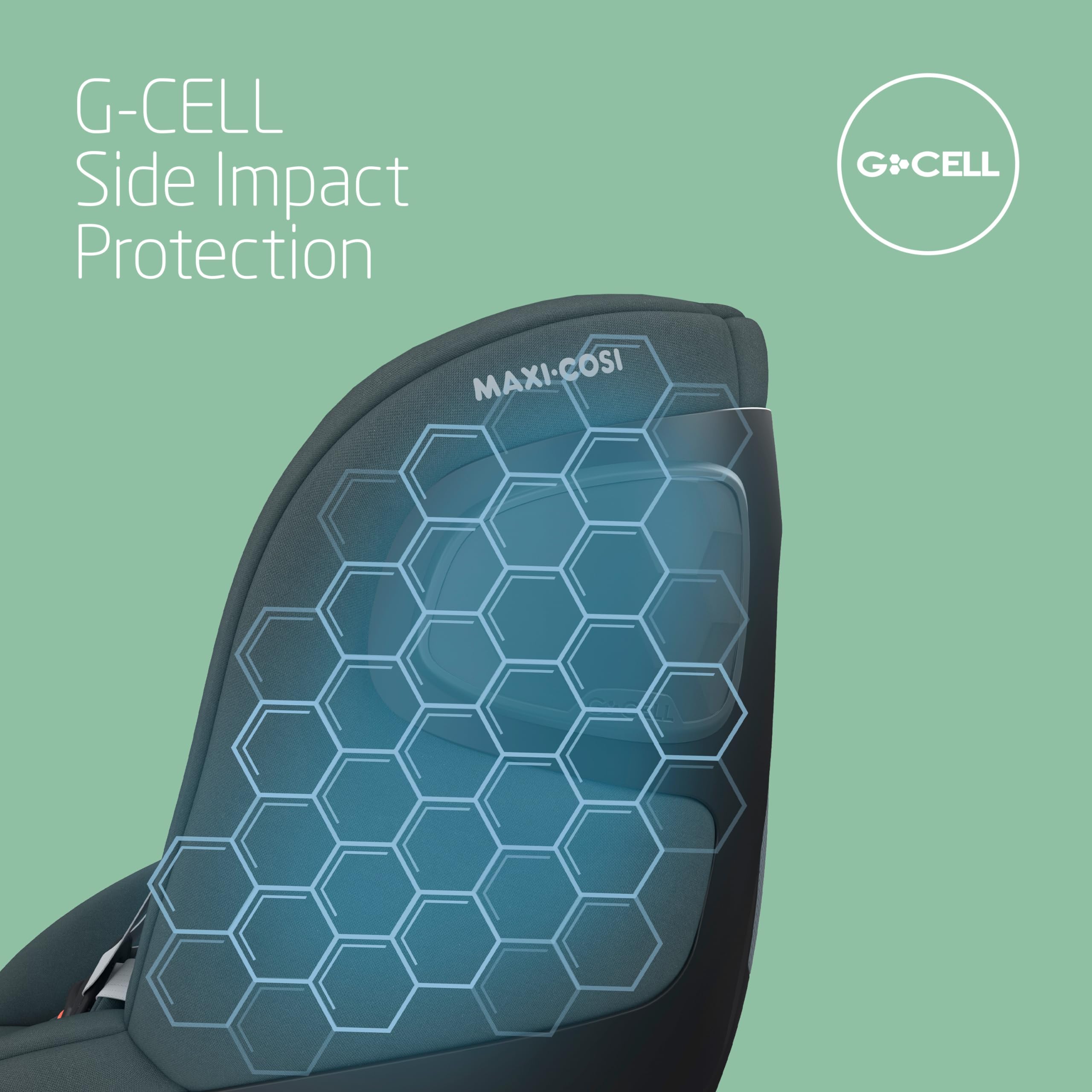 Maxi-Cosi Pearl 360 i-Size, Baby Car Seat, 3 months-4 years (61-105 cm), 360 Car Seat swivel, One-Hand Rotation, ClimaFlow, Easy-In Harness, G-CELL Side Impact Protection, Authentic Graphite